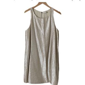 Alice + Olivia metallic dress